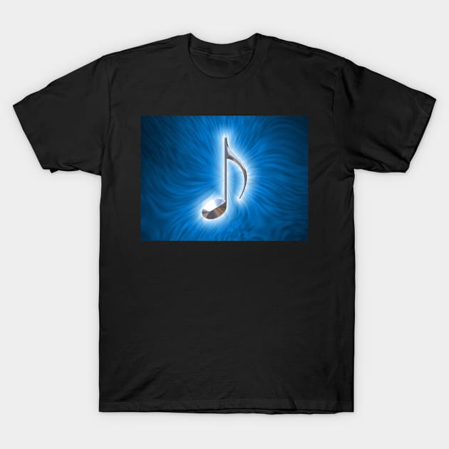 Radiating Music 01 T-Shirt by Veraukoion